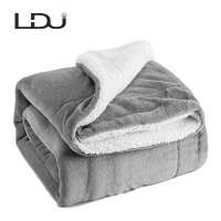 New Design Anti-Pilling Composite Process Wool Fleece Blanket for Winter Season